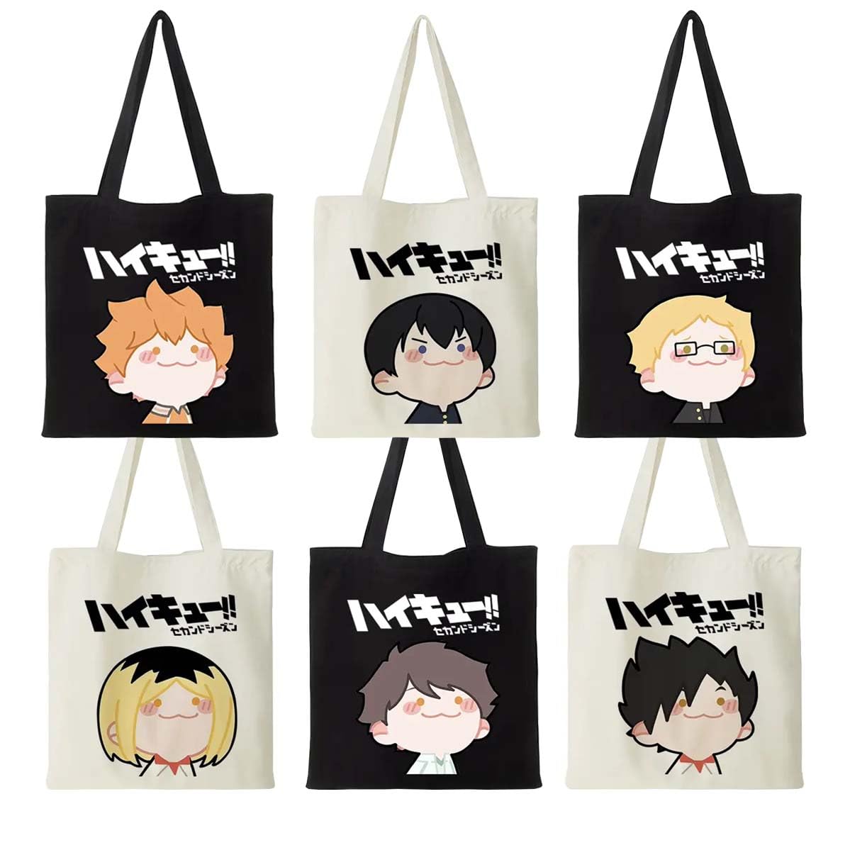 Amazon.co.jp: ハイキュー トートバッグ リュック 手提げ袋 人気キャラ